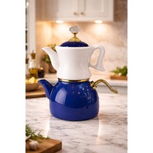 Feyza Design Şık ve Dayanıklı Porselen Demleme Çaydanlık Seti, Pratik Kullanım