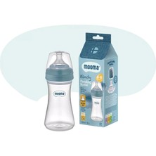 Kuzgun Ticaret Biberon Anti Kolik Biberon 250 ml Kapaklı Biberon 6 - 18 Ay (Orta Akış)