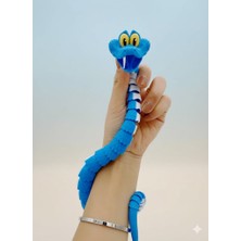 R&D Robotics Zootropolis Yılan / Zootopia Gary The Snake Figür | 35CM | Mavi