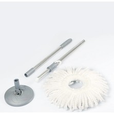 Özgürce 3'lü Otomatik Döner Sap ve Yedek Temizlik Seti, Demir Saplı, Dayanıklı