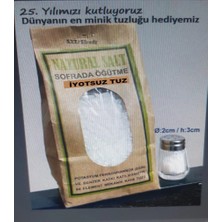 Efem Tuz İyotsuz Kaya Tuzu 4 x 500 gr+1 adet Karabiberlik