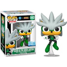 Funko Pop! Heroes: Dc x Sonic The Hedgehog – Silver As The Green Lantern – #592 – Special Edition