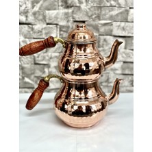 Feyza Design Bakır Çaydanlık Takımı No:1, Şık ve Dayanıklı Mutfak Aksesuarı