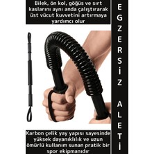 Wintoup Dayanıklı Çelik Yay Üst Vücut Göğüs Sırt Ön Kol Bilek Esneklik Kuvvet Kas Geliştirici Egzersiz Aleti