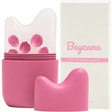 Beyzana Buz Küpü Gua Sha Yüz, Göz ve Boyun Masajı Cilt Bakımı, Göz Torbalarını Giderme Silikon Buz Kalıbı