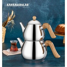 Feyza Design Açık Renkli Çaydanlıklı Set, Zarif ve Kullanışlı Tasarım