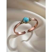 Anka Select Doğal Akik Taşlı %100 Bakır Bileklik