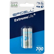 LTG Nova Efcell 700 Mah Şarjlı Aaa Ince Pil Tek