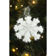 Zero Land Storozal Kartanesi Yılbaşı Ağaç Süsü 15 cm - Beyaz