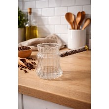 Feyza Design Şeffaf Cam Cezve, Dekoratif Tasarım, Saplı Türk Kahvesi Cezvesi