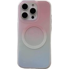 Safari Aksesuar Apple iPhone 16 Pro Max Uyumlu Kılıf Magsafe Özellikli Çift Katmanlı Oval Kenarlı Luxury Kapak