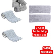 Özgürce Yedek Mikrofiber Paspas Ucu, Tablet Mop Için 2'li Paket