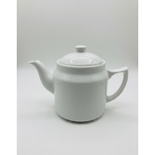 Feyza Design Beyaz Porselen Büyük Boy Kahveci Demlik 1,2l, Şık ve Dayanıklı Tasarım