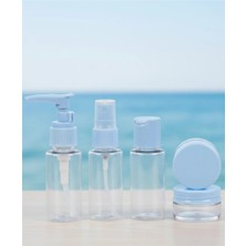Esranın Dünyası 5’li Seyahat Dolum Şişe Seti 30 ml Şeffaf Taşıma Çantalı RSKRG34-ESRDNS