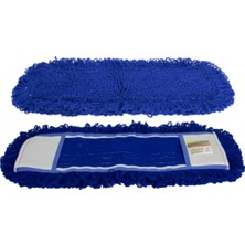 Özgürce 40 cm Mavi Nemli Mop Yedeği, Kolay ve Etkili Temizlik Için