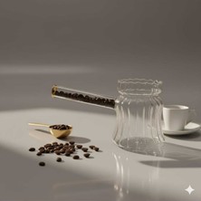 Feyza Design Cam Kahve Cezvesi, Dayanıklı ve Şık Tasarım, Isıya Uygun Ürün