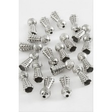 Zero Land Storozal Plastik Noktalı Tesbih Püskül Ara Atı 50 Gram - Gümüş Rengi