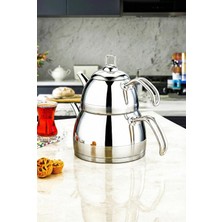 Feyza Design Büyük Boy Çaydanlık, Şık ve Dayanıklı, Pratik Kullanım ve Estetik Tasarım