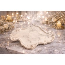 Lüks Vintage Dekoratif Tepsi