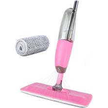 Özgürce Microfiber Bezli Deterjanlı Sprey Mop Pembe, Temizlik Kolaylığı Için Ideal