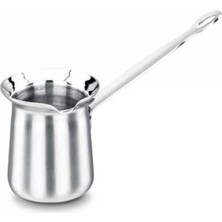 Feyza Design A135 Classic Cezve, Paslanmaz Çelik, 2 Fincan, Dayanıklı ve Şık Tasarım