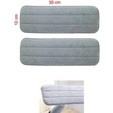 Özgürce 360° Dönen Sprey Mop Paspas Yedek 35X12 Cm, Pratik Temizlik Aksesuarı