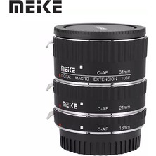 Meike Canon Uyumlu Otomatik Makro Extension Uzatma Tüpü Seti - Kutusuz