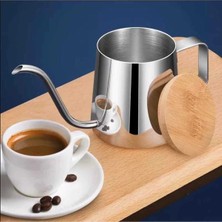 Feyza Design Mini Slim Kettle 350 ml Çelik, Kahve Demleme Ibriği ve Cezvesi