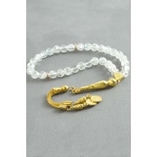 Zero Land Storozal Necef Doğaltaş Tesbih 8 mm - Şeffaf