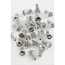 Zero Land Storozal Noktalı Tesbih Püskül Ara Atı 50 Gram - Gümüş Rengi