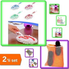 Özgürce Mikrofiber Duster Toz Alıcı ve Fermuarlı Çamaşır Filesi Seti ZT789