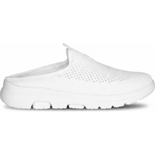 Noka Nina Beyaz Kadın Spor Terlik