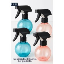 Creatividad Solutions Boş Sprey Şişe 4 x 250 ml 4 Adet 250 ml Renkli Sprey Şişe – 4’lü Çok Amaçlı Set 718729