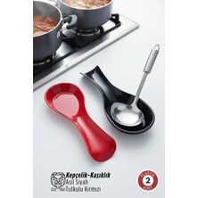 Creatividad Solutions Ivanna Serisi 2’li Modern Mutfak Tezgah Üstü Kepçe Altlığı ve Kaşıklık Seti 722864