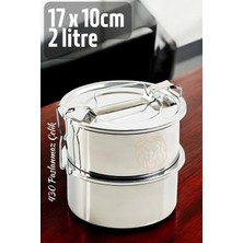 Creatividad Solutions Sefer Tası Paslanmaz Çelik Yemek Kabı 17 cm 2 Litre 721367