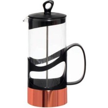 Feyza Design 1000 ml Bakır French Press Süzgeçli Çay ve Kahve Kupası