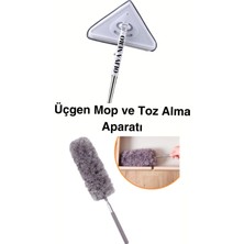 Özgürce Iki Bezli Üçgen Mop ve Teleskopik Toz Alma Aparatı Seti