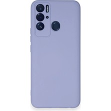 Eco Port Tecno Pova Neo Kılıf Nano Içi Kadife Silikon - Lila