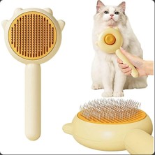 Kotenart Kedi Tarağı, Kedi Tüy Toplama, Mekanizmali 140 Derece Kavisli Tarak Dişleri