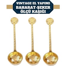 Creatividad Solutions 3 Lü Şeker ve Ölçü Kaşığı Vintage Design 715870