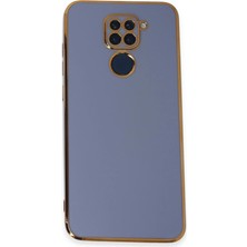 Eco Port Xiaomi Redmi Note 9 Kılıf Volet Silikon - Mavi