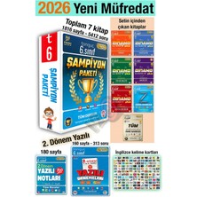 Tonguç Akademi 6. Sınıf 2026 Şampiyon Paketi + 2. Dönem Yazılı Denemeleri Notları 2026