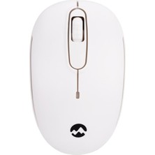 Everest SMW-666 USB Sarı 2.4 Ghz Optik Kablosuz Mouse 1500DPI Beyaz
