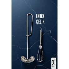 Creatividad Solutions Inox Çelik Çırpıcı + Mini Çırpıcı Seti 722004