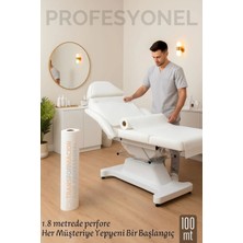 Creatividad Solutions Tek Kullanımlık 60 cm x 100 M 1.80 mt Perforeli Sedye Örtüsü – Muayene ve Güzellik Salonları Için 722303