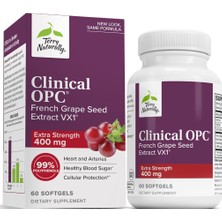 Clinical Opc Extra Strength - Cardiovascular Health & Focus Support - Grape Seed Extract 60 Softgels