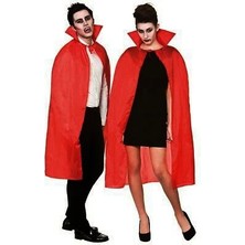 Hayat Store Kırmızı Renk Yakalı Pelerin 120 cm