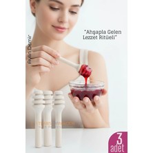 Creatividad Solutions 3’lü Ahşap Mini Kaşık Seti – 6.5 cm Reçel, Bal ve Sos Servisi Için Doğal Sunum Kaşıkları 722342