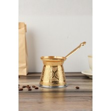 Feyza Design Desenli Döküm Cezve, 3 Kişilik, Indüksiyon Uyumlu, 150 ml