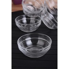 Feyza Design 12 Adet Cam Kahvaltı Tabağı Seti, Şık ve Dayanıklı Tasarım